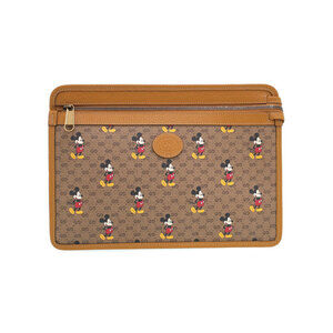 Gucci Disney Collaboration Mickey Mouse Clutch Bag